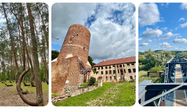 Zachodniopomorskie 2023 – Cedyński Park Krajobrazowy, Krzywy Las i nocleg w Szczecinie