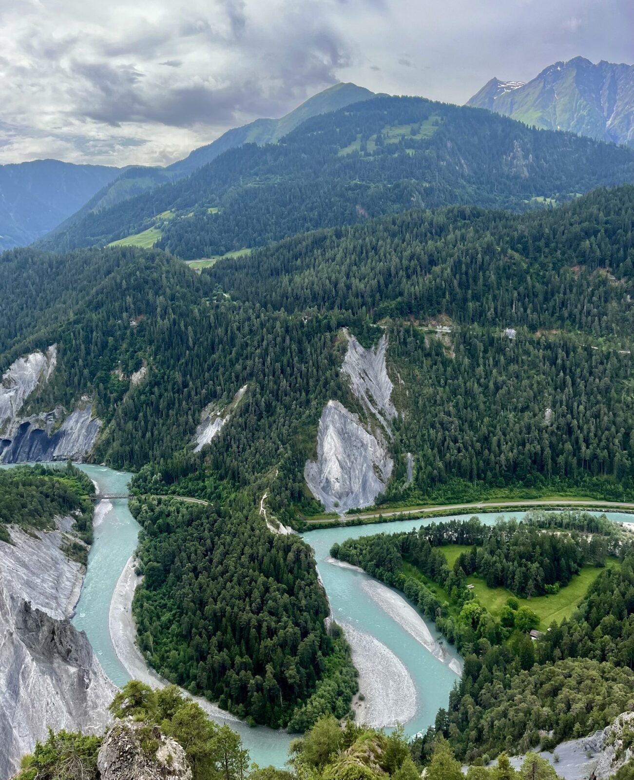 Szwajcaria 2025 / Pierwszy szwajcarski trekking – Wąwóz Ruinalta